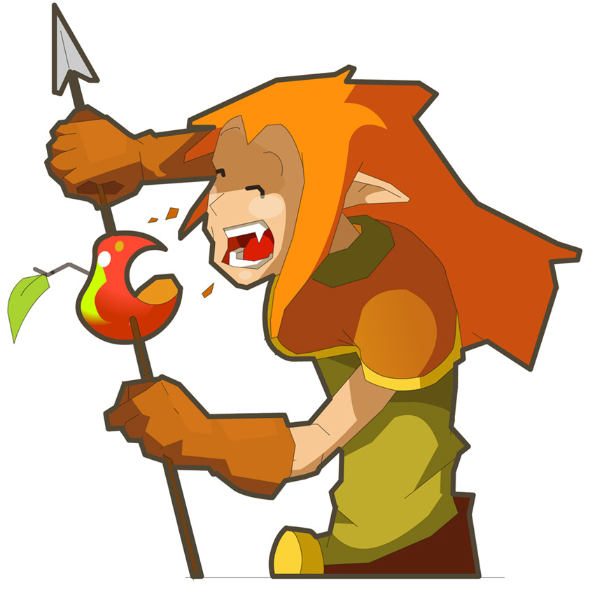 Cra Male Art from Dofus