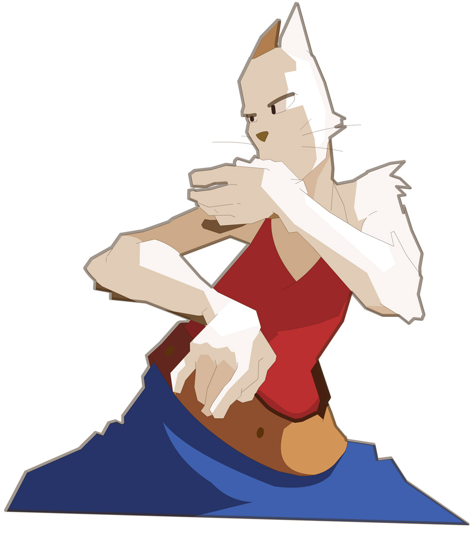Ecaflip Male Art from Dofus
