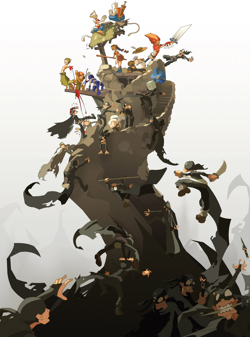 Battle Illustration from Dofus