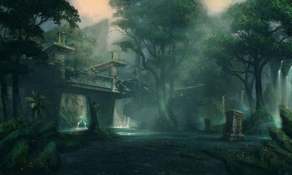Crash Site Bridge Reveal Art from Dark Void
