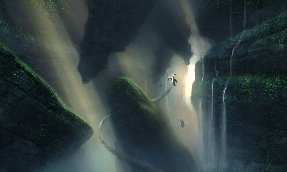 Jetpack Flight Art from Dark Void