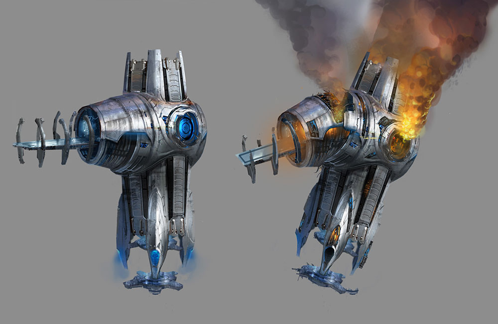 Power Generator Art from Dark Void