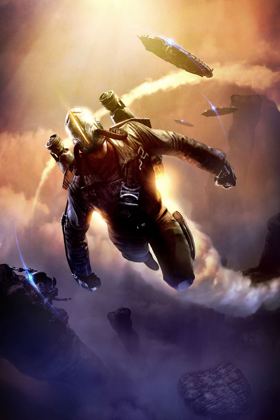 Rise Up Poster Art from Dark Void