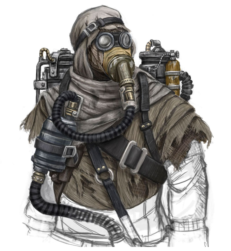 Survivalist Art from Dark Void