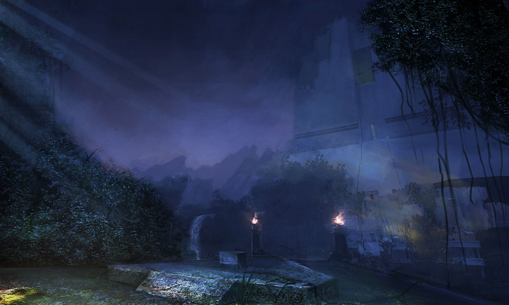 Village Attack Art from Dark Void