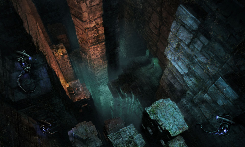 Village Attack Art from Dark Void