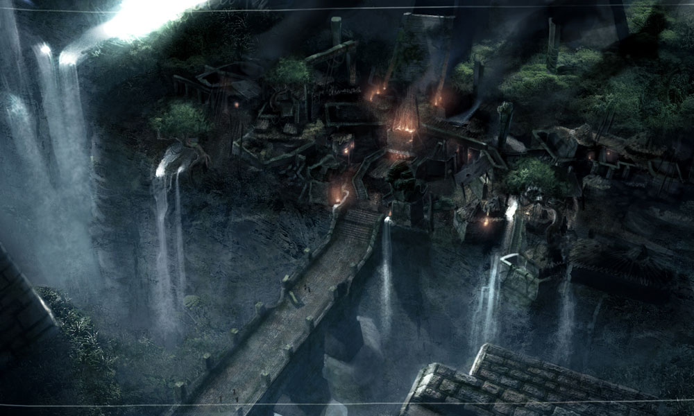 Village Art from Dark Void