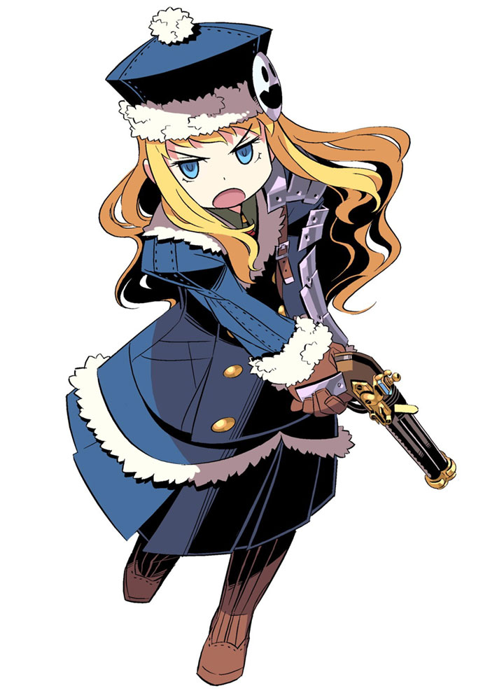 Gunner Female Art from Etrian Odyssey II: Heroes of Lagaard