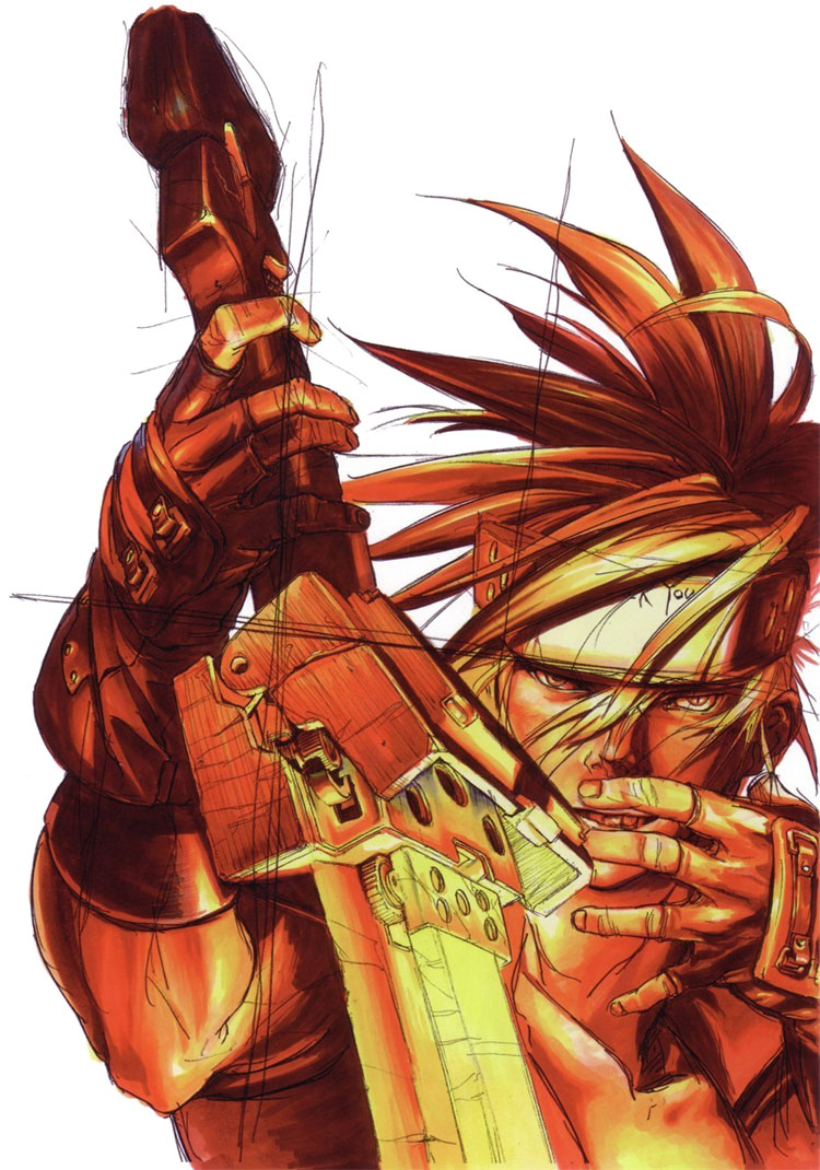 Sol Badguy Illustration from Guilty Gear Isuka