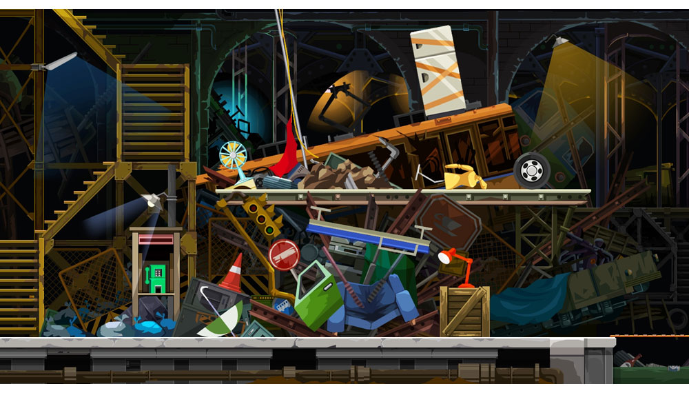 Junkyard Underground Art from Ghost Trick: Phantom Detective