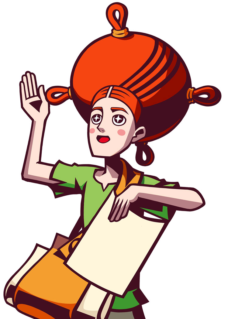 Leaflet Boy Art from Ghost Trick: Phantom Detective