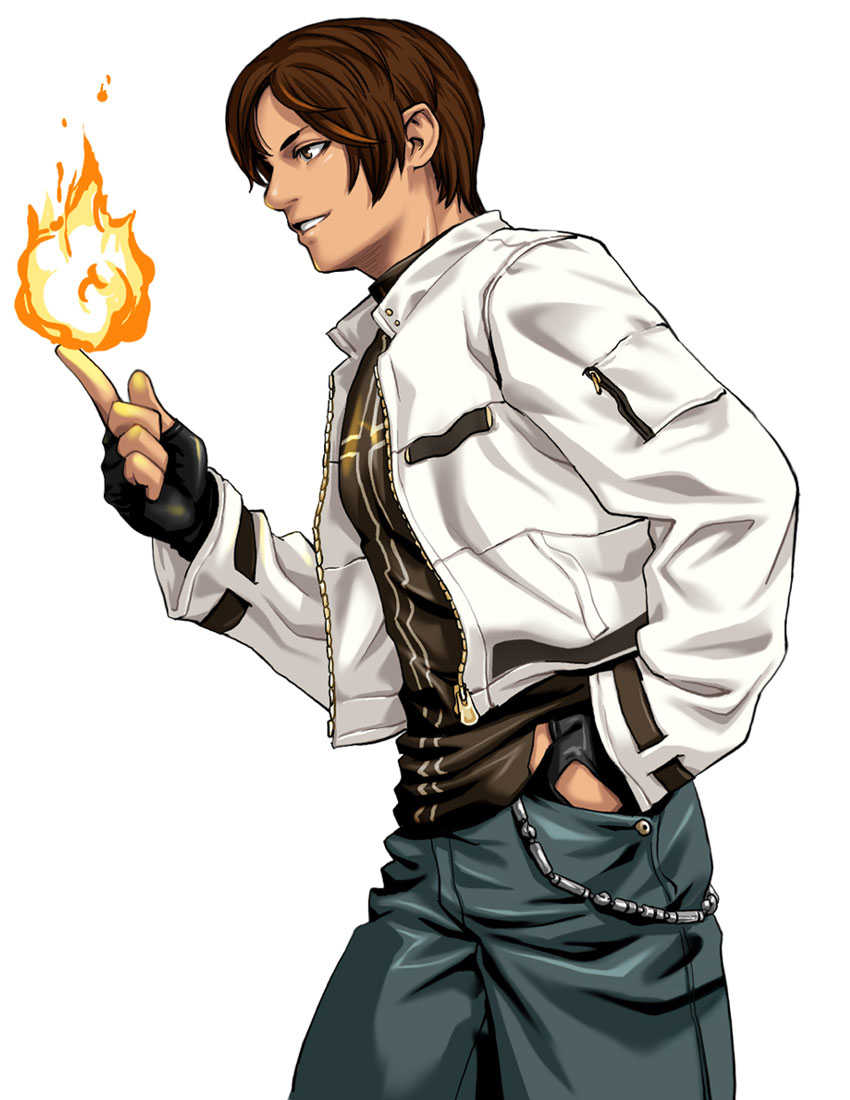 Kyo Kusanagi Art from King of Fighters NeoWave