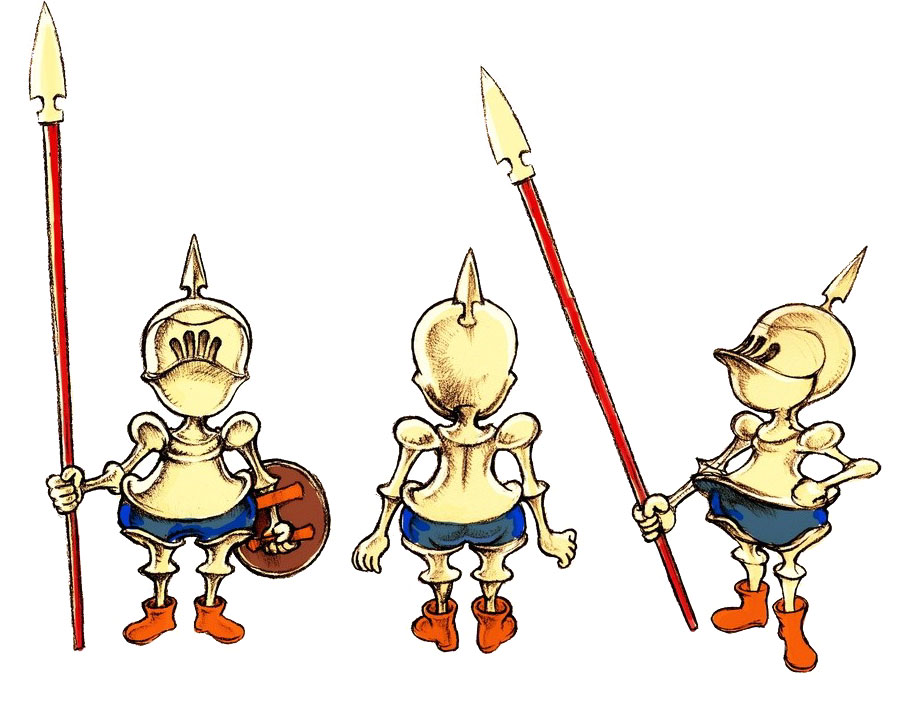 Grunt Soldier Art from Little King's Story
