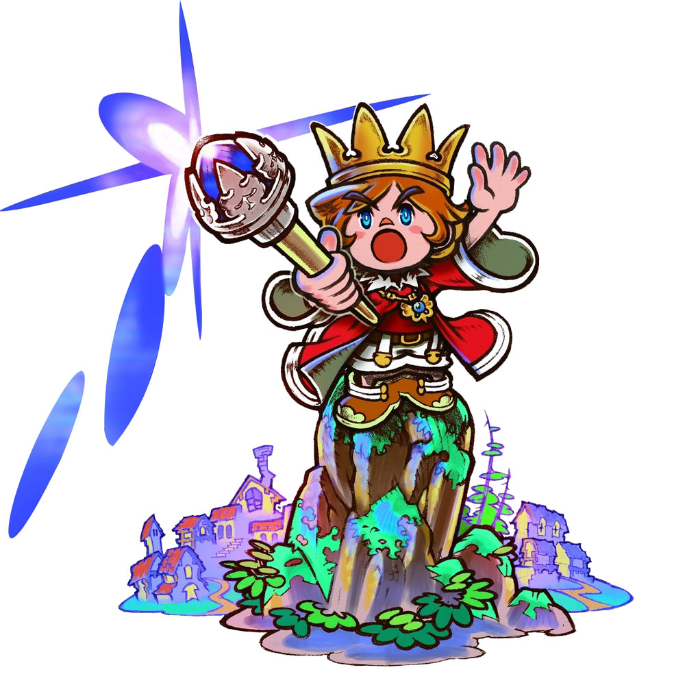 King Corobo Art from Little King's Story