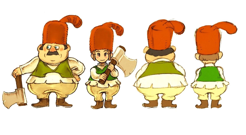 Lumberjack Art from Little King's Story