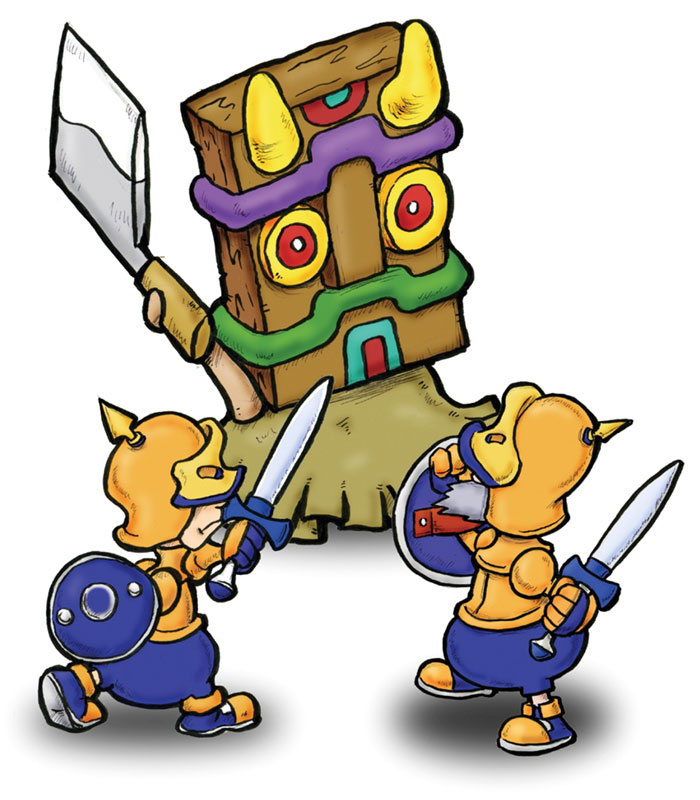 Ogre Ergo Art from Little King's Story