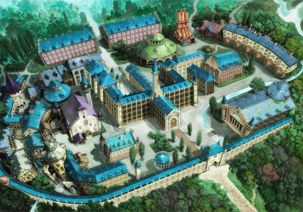 Al-Revis Academy Art from Mana Khemia: Alchemists of Al-Revis