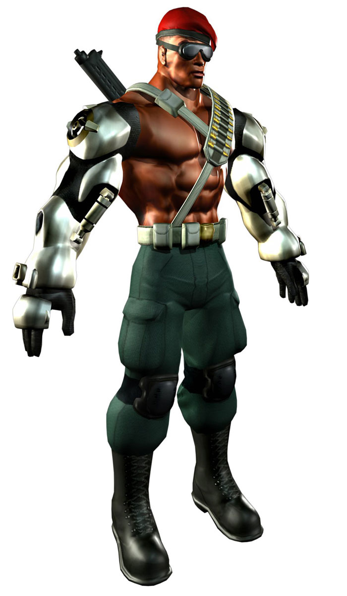 Jax Briggs Art from Mortal Kombat: Deadly Alliance