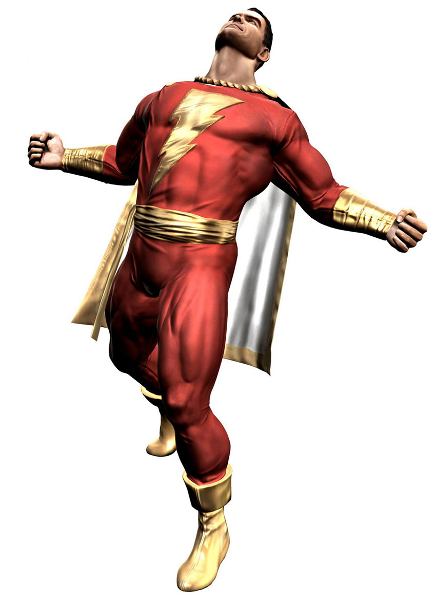 Captain Marvel Art from Mortal Kombat vs. DC Universe