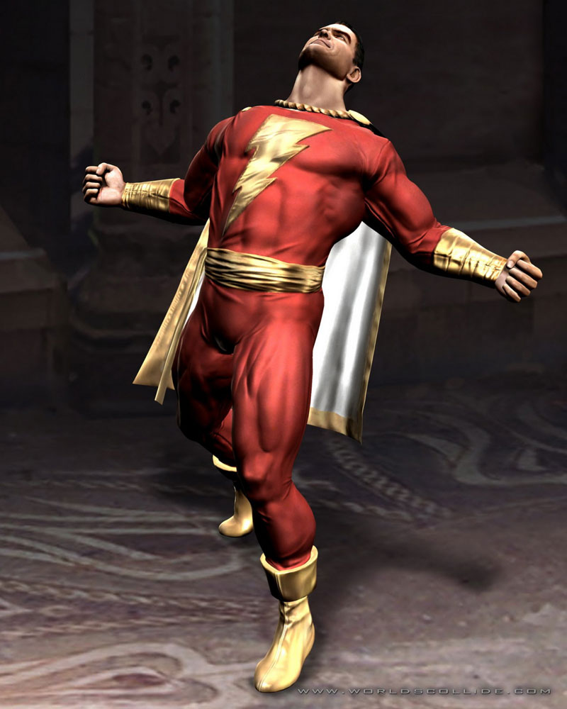 Captain Marvel Art from Mortal Kombat vs. DC Universe