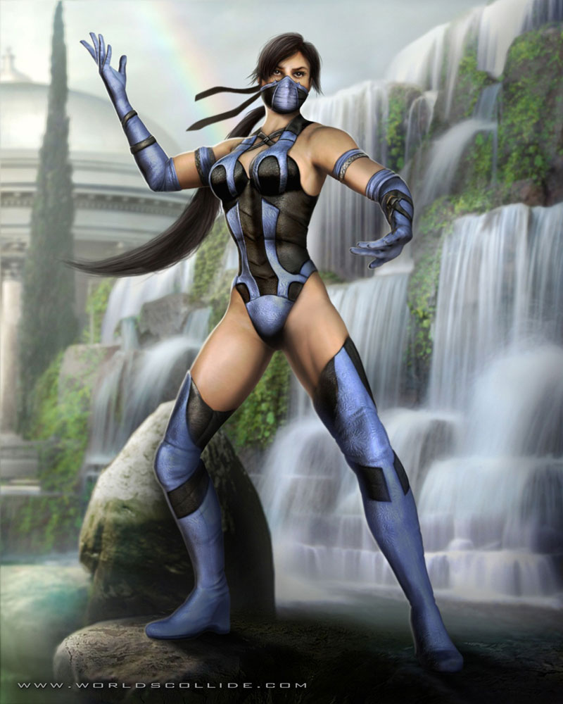 Kitana Art from Mortal Kombat vs. DC Universe