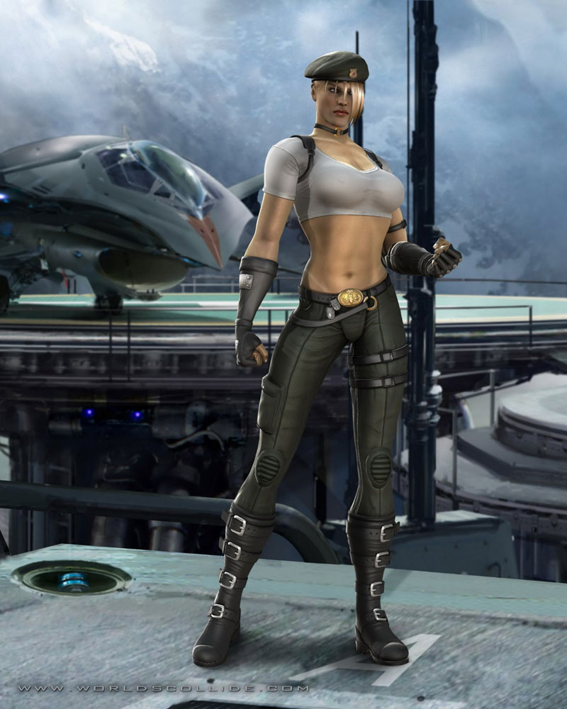 Sonya Blade Art from Mortal Kombat vs. DC Universe