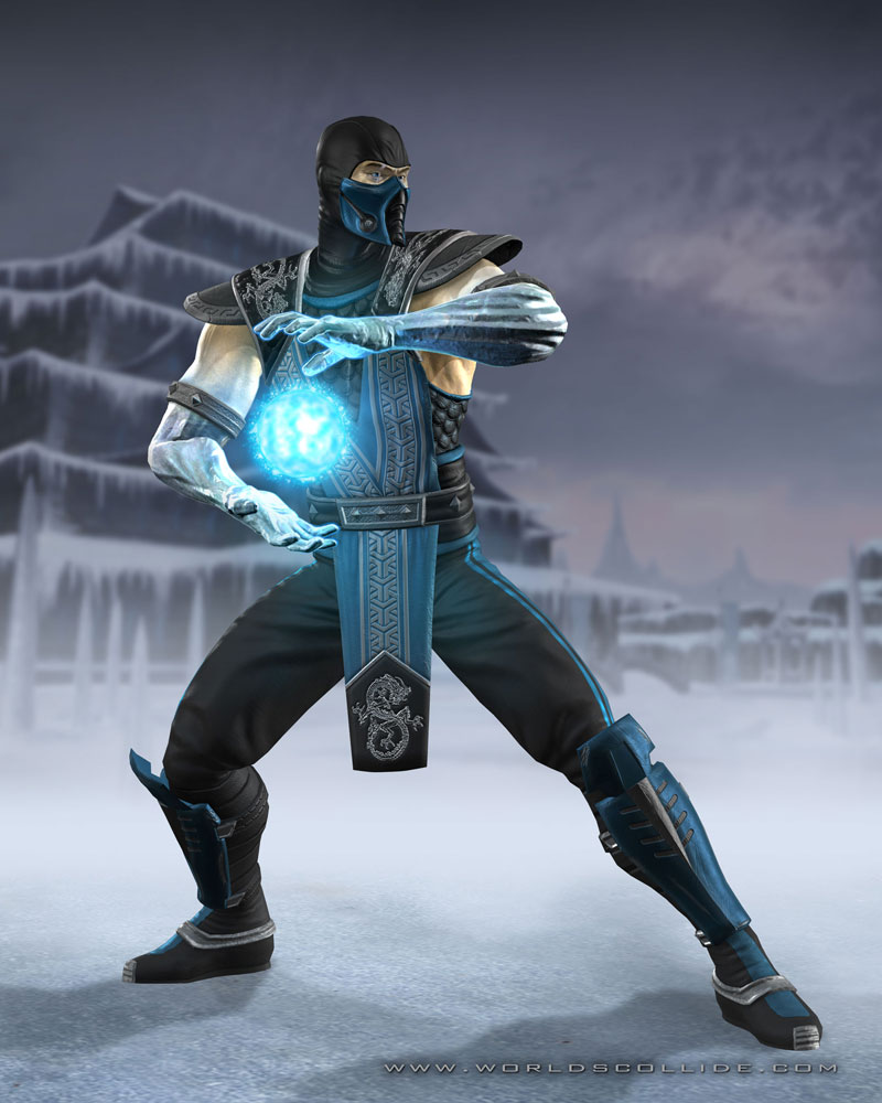 Sub-Zero Art from Mortal Kombat vs. DC Universe