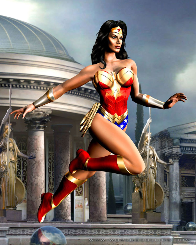 Wonder Woman Art from Mortal Kombat vs. DC Universe