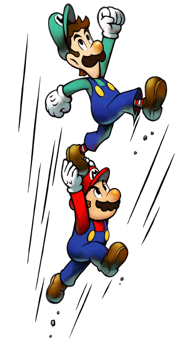 High Jump Art from Mario & Luigi: Superstar Saga