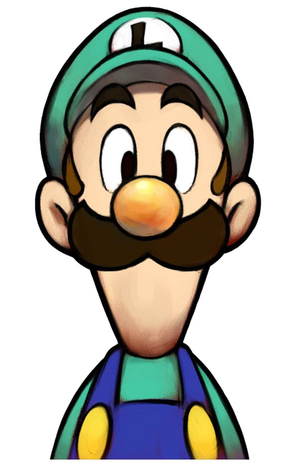 Luigi Art from Mario & Luigi: Superstar Saga
