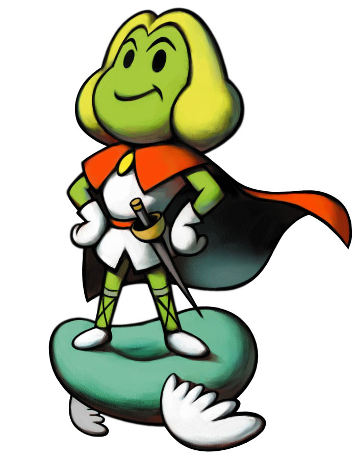 Prince Peasley Art from Mario & Luigi: Superstar Saga
