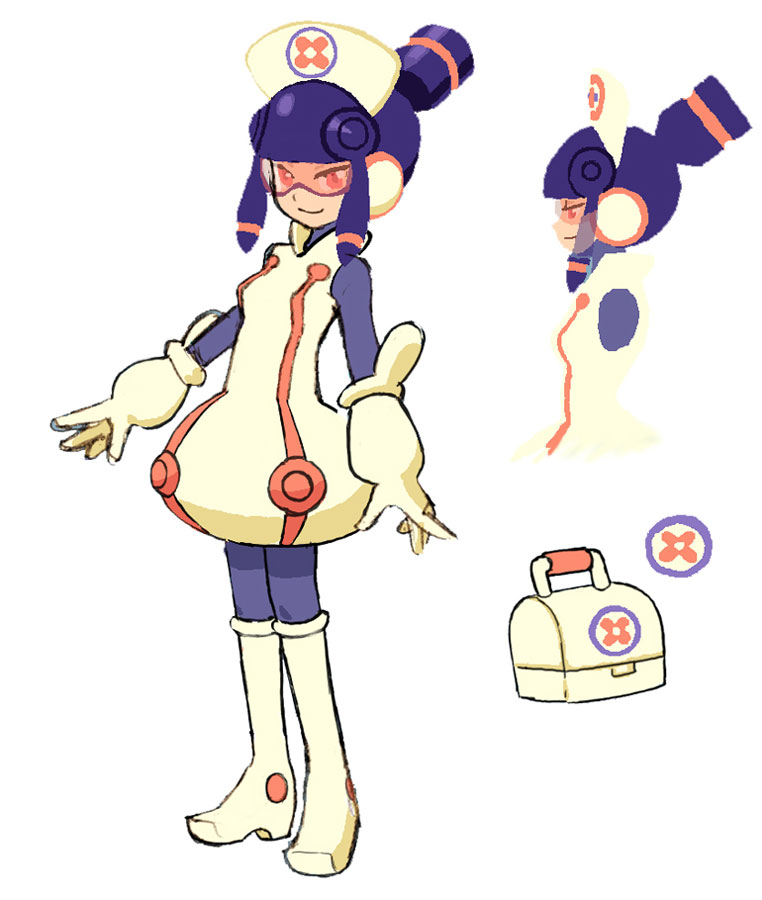 Meddy.EXE Concept Art from Mega Man Battle Network 5