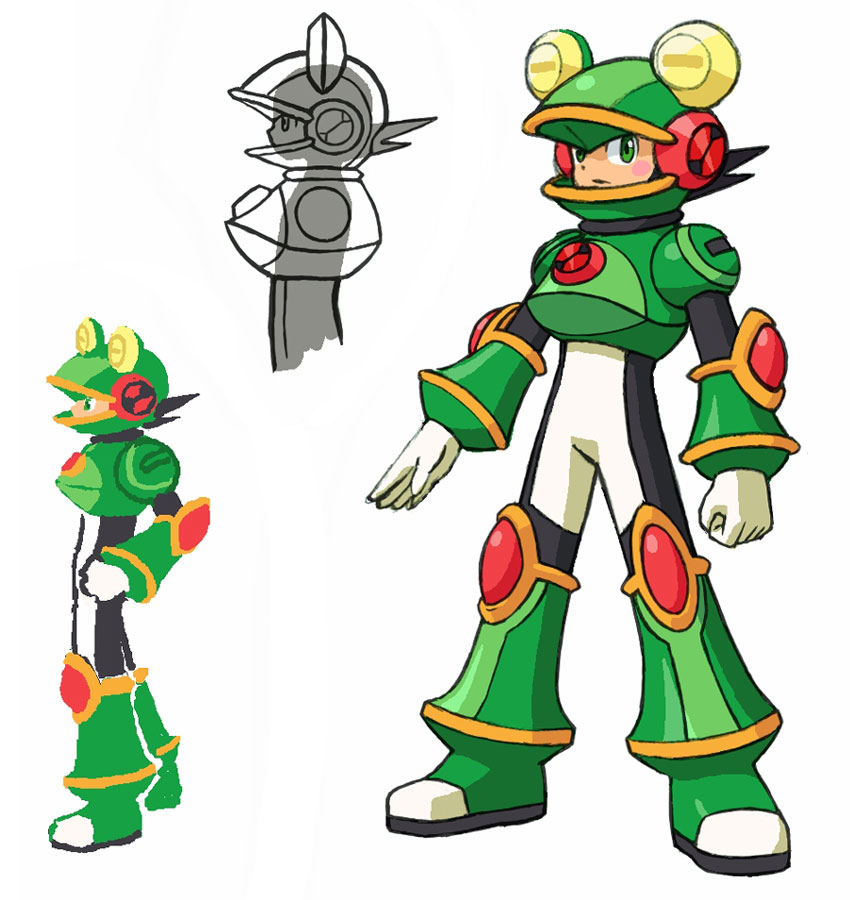 Toad Soul Concept Art from Mega Man Battle Network 5