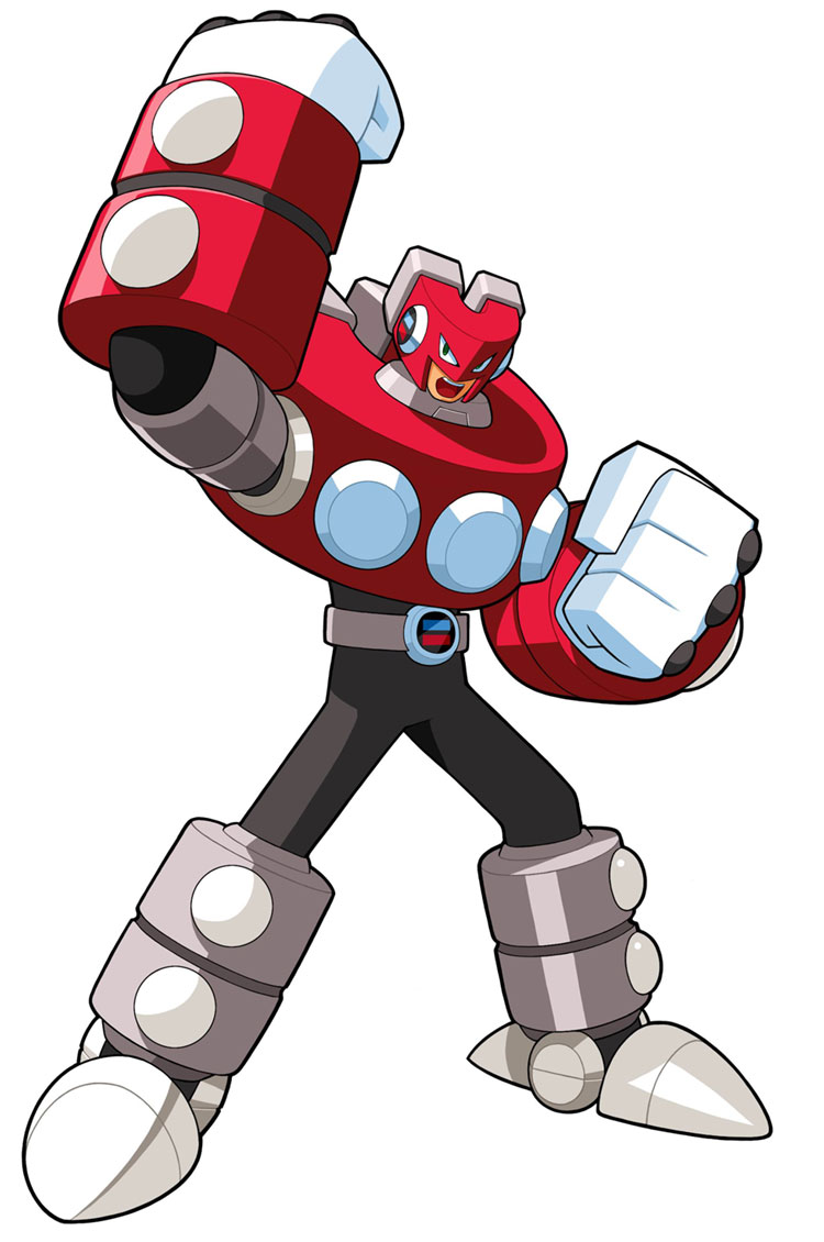MagnetMan.EXE Art from Mega Man Battle Network 5