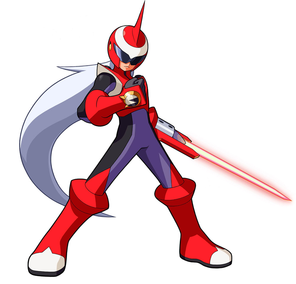 ProtoMan.EXE Art from Mega Man Battle Network 5
