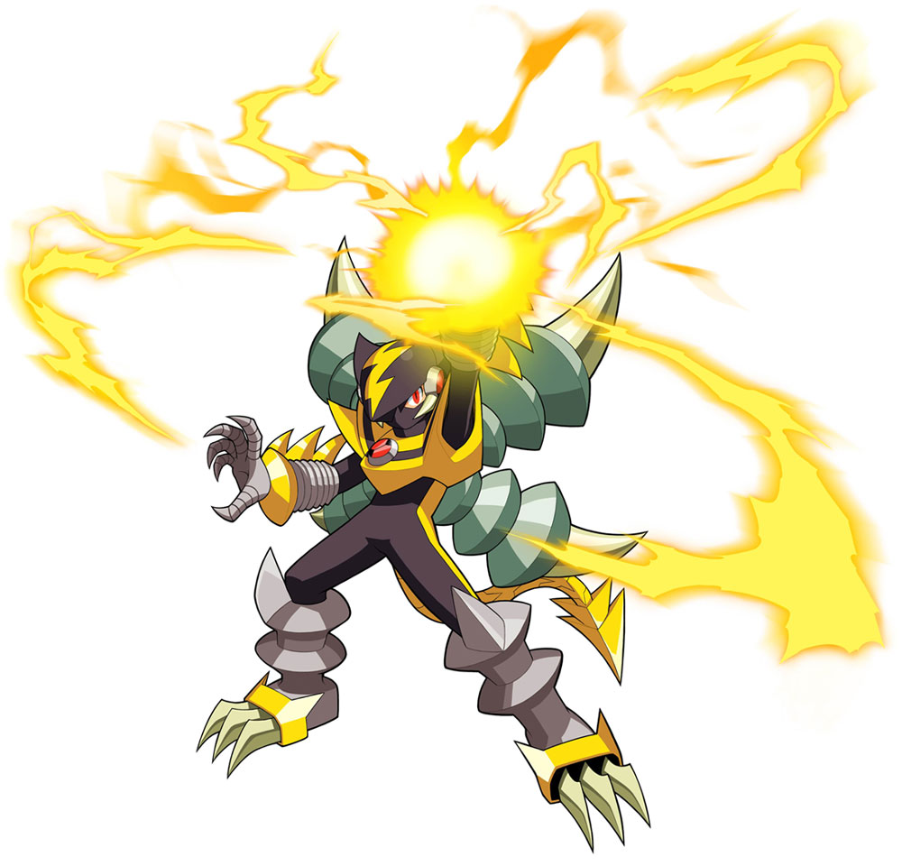 Elec Beast Art from Mega Man Battle Network 6