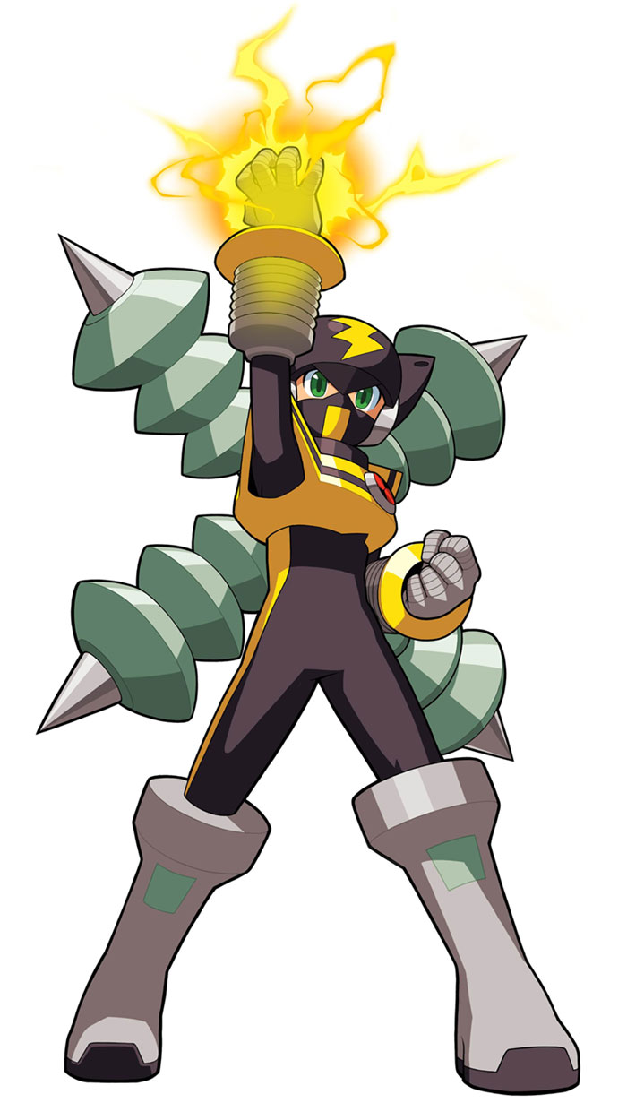 Elec Cross Art from Mega Man Battle Network 6
