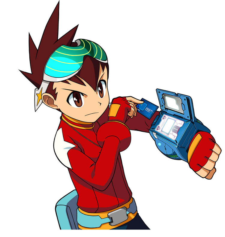 Geo with Transer Art from Mega Man Star Force