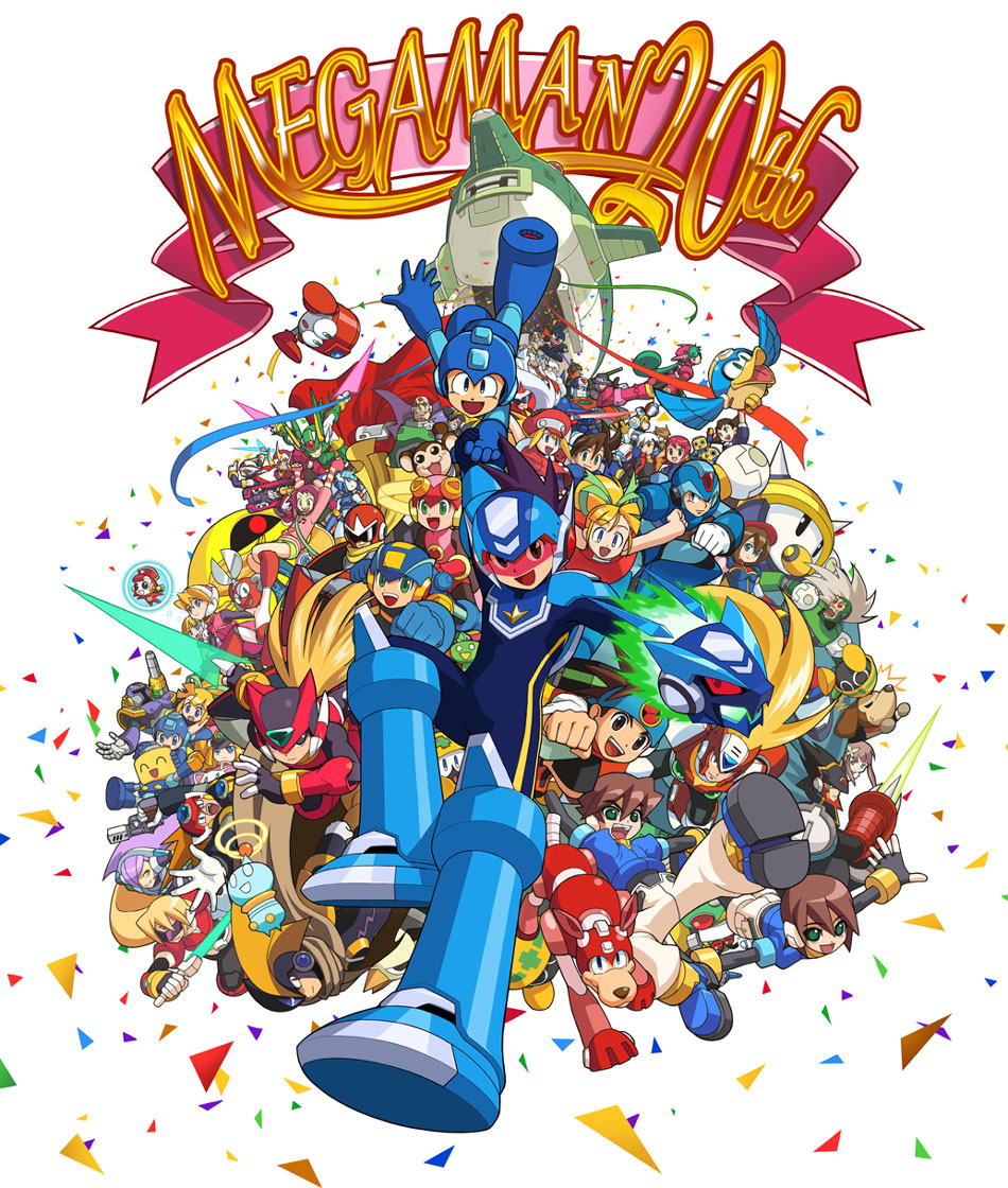 20th Anniversary Art from Mega Man Star Force
