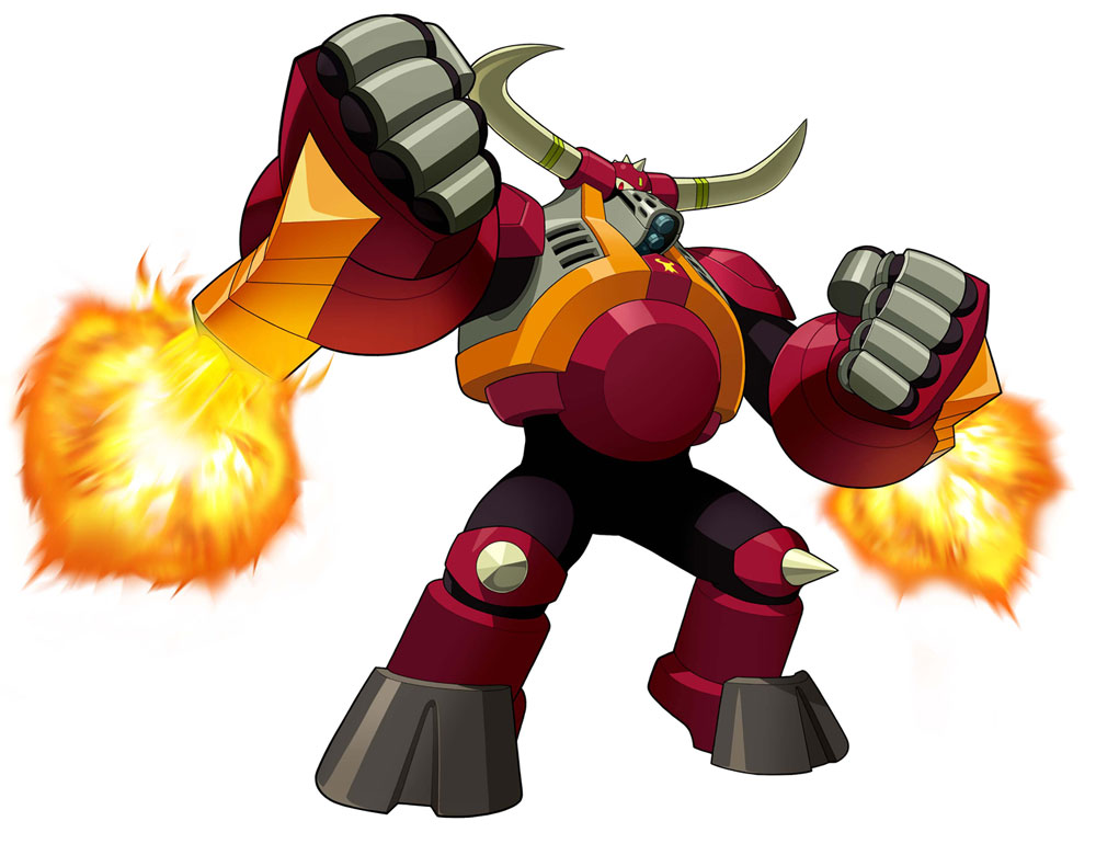 Taurus Fire Art from Mega Man Star Force