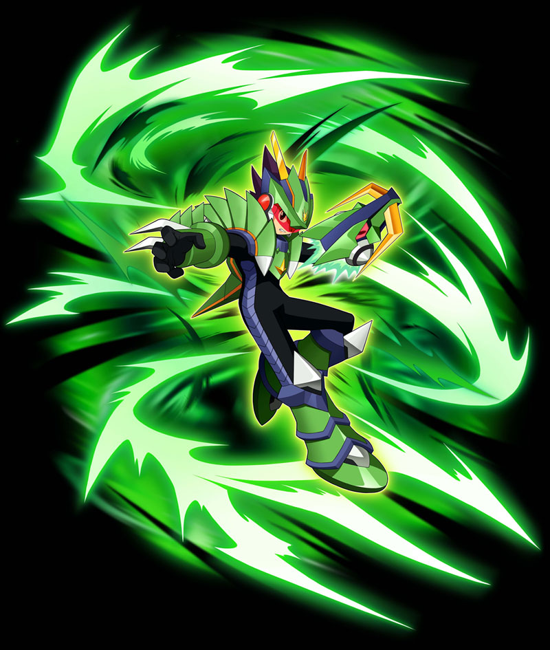 Wood Dragon Art from Mega Man Star Force