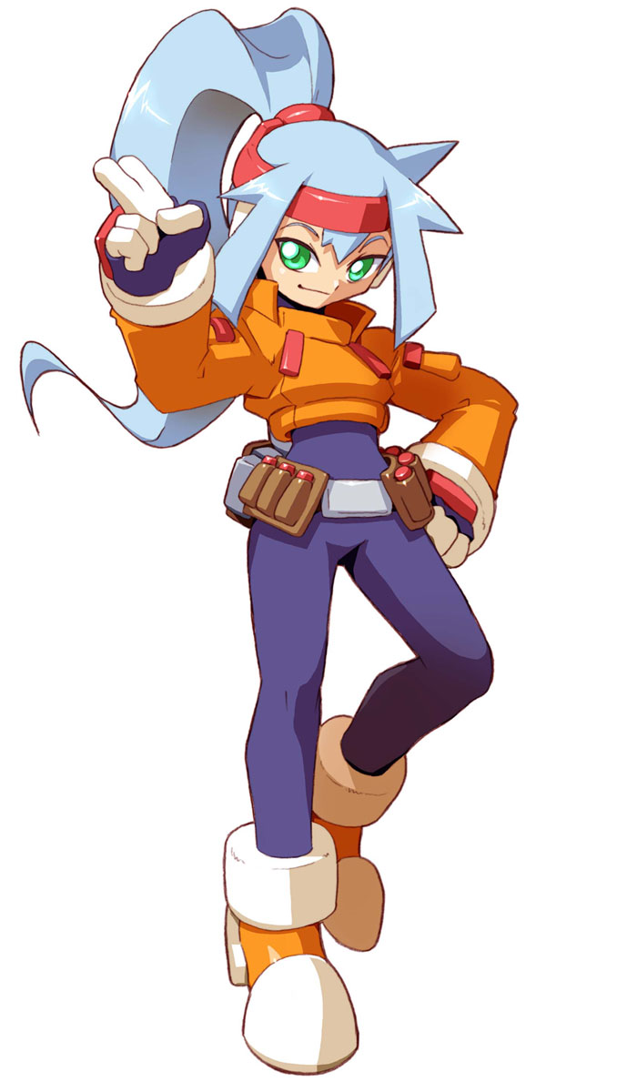 Ashe Art from Mega Man ZX Advent