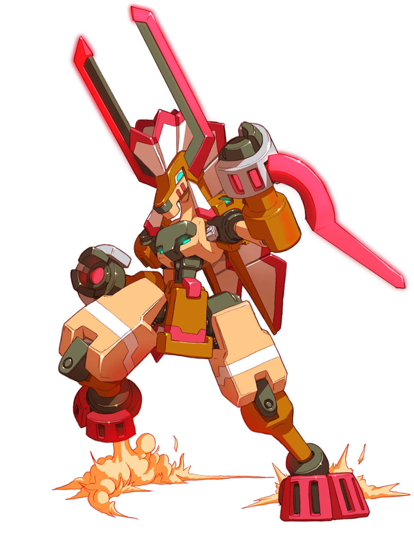 Buckfire Art from Mega Man ZX Advent