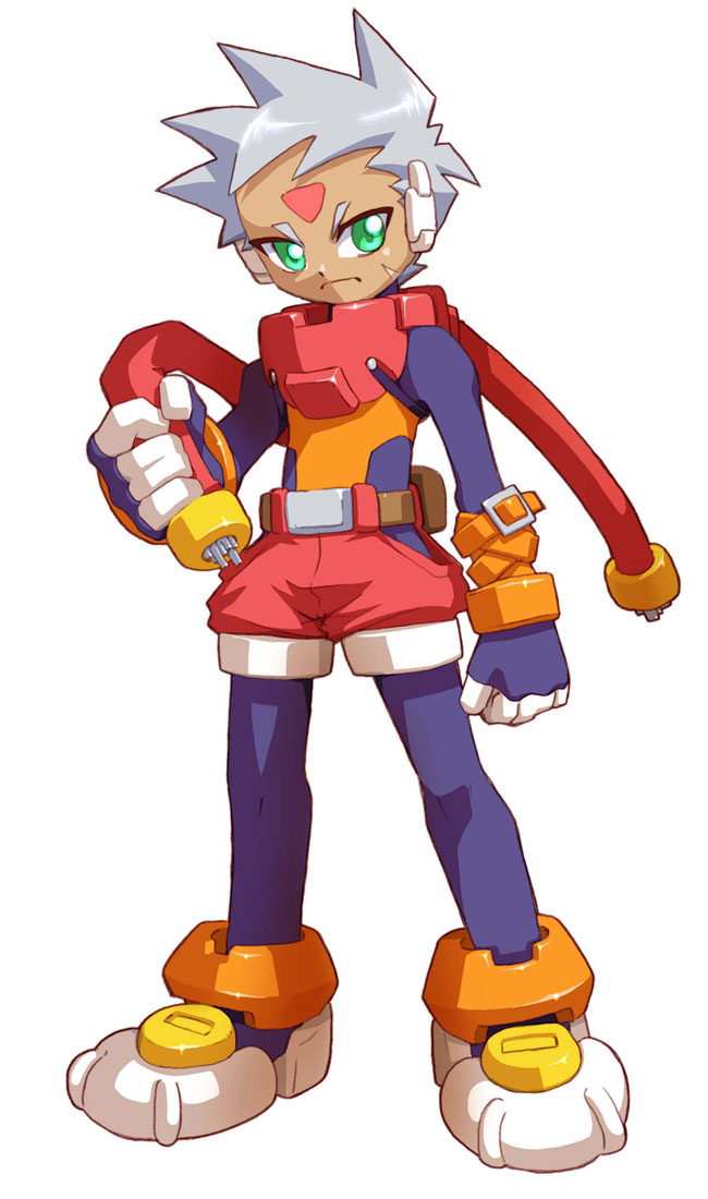 Grey Art from Mega Man ZX Advent