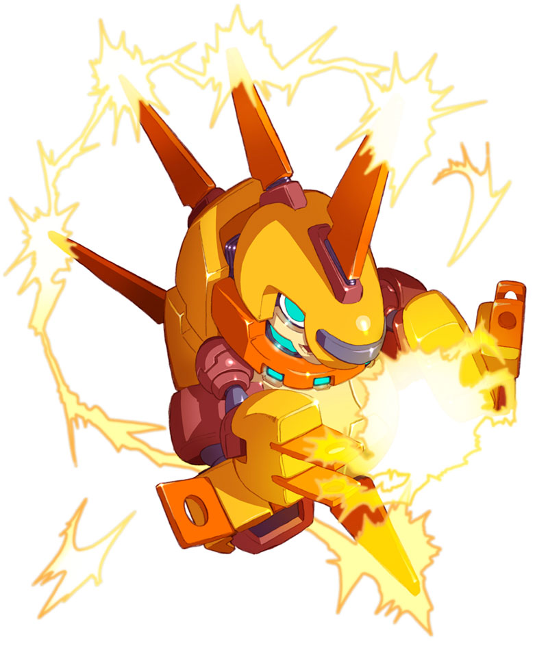 Hedgeshock Art from Mega Man ZX Advent