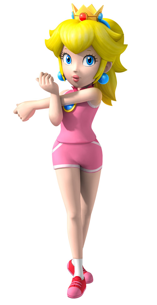 Peach Art from Mario & Sonic at the Olympic Games