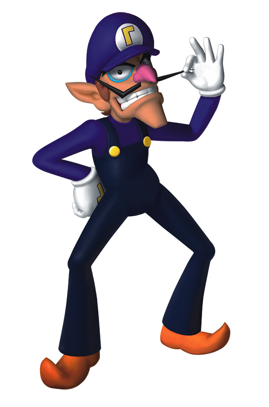 Waluigi Art from Mario & Sonic at the Olympic Games