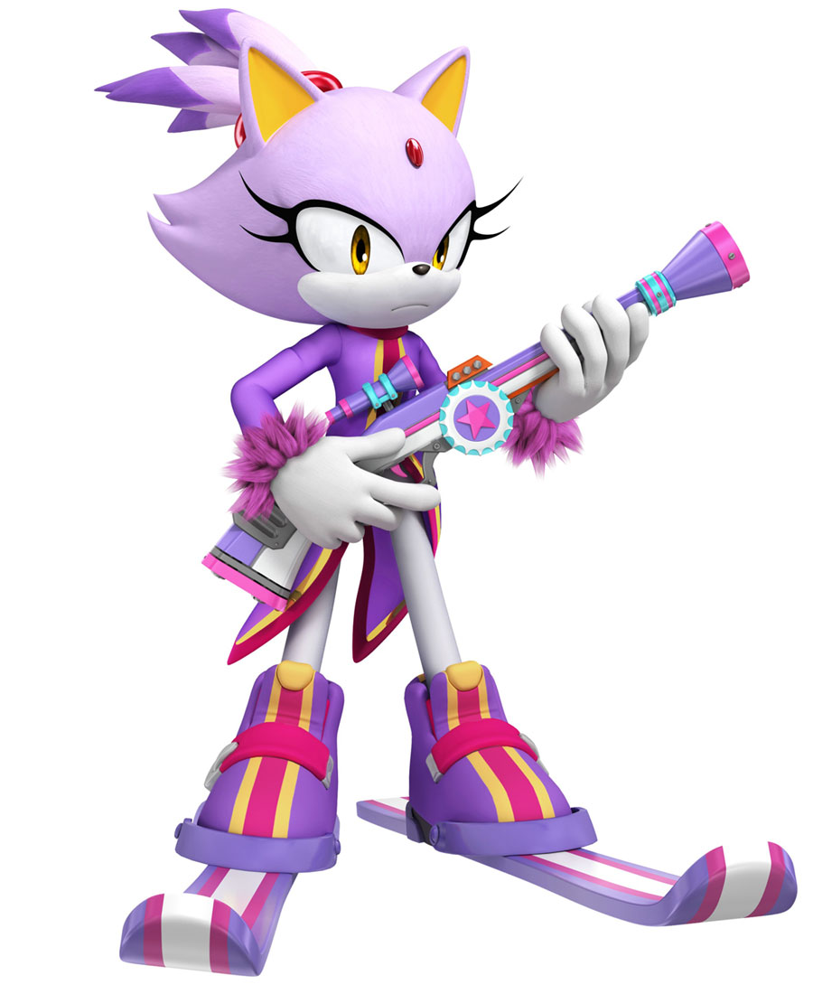Blaze Art from Mario & Sonic at the Olympic Winter Games