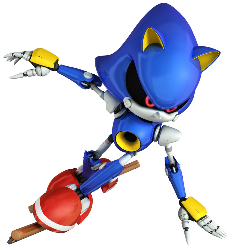 Metal Sonic Art from Mario & Sonic at the Olympic Winter Games