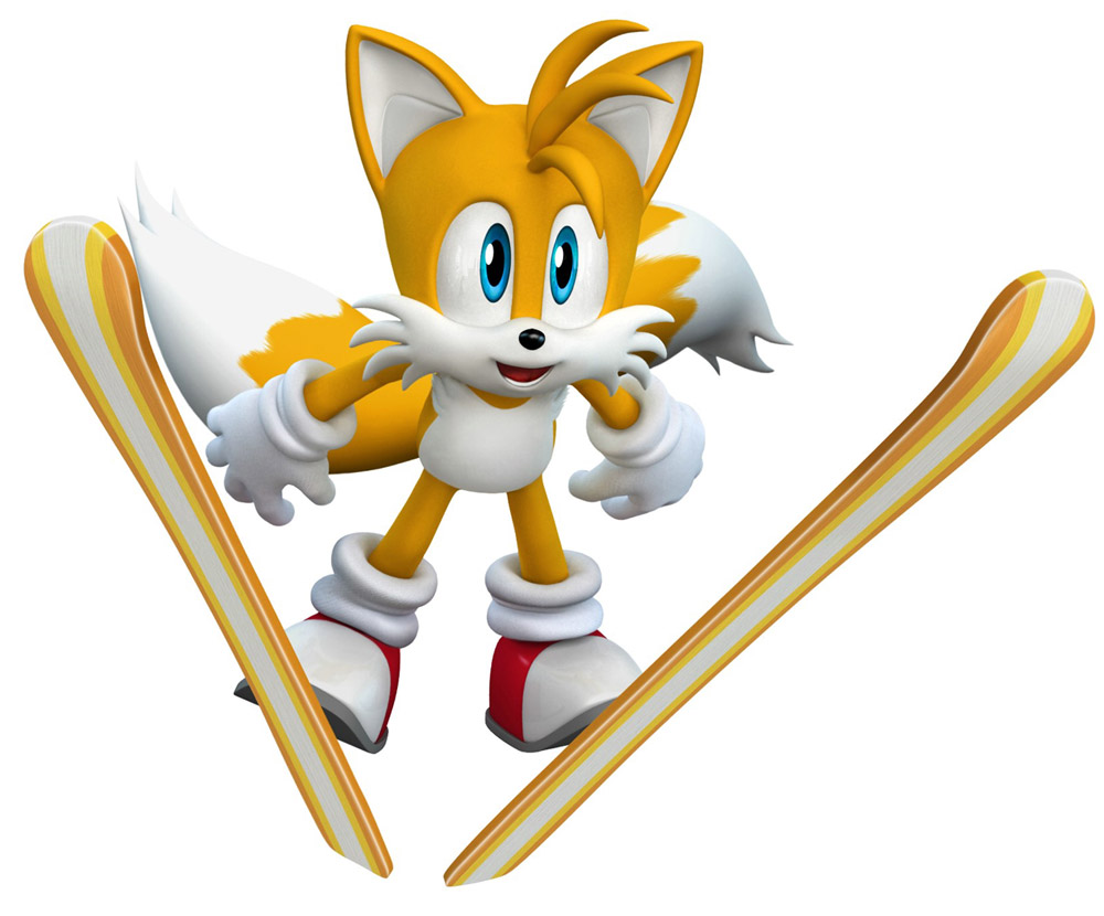 Tails Art from Mario & Sonic at the Olympic Winter Games